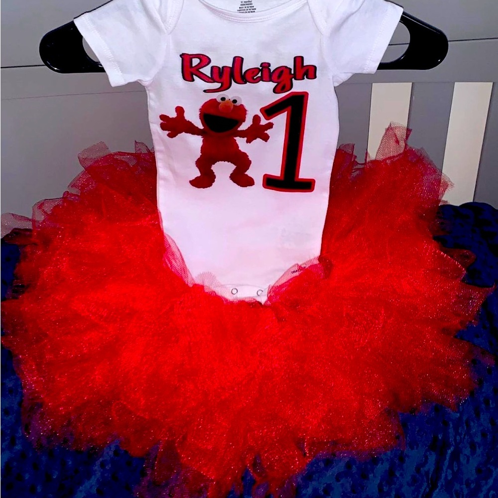 Custom tutus with personalized t-shirt or onesie.